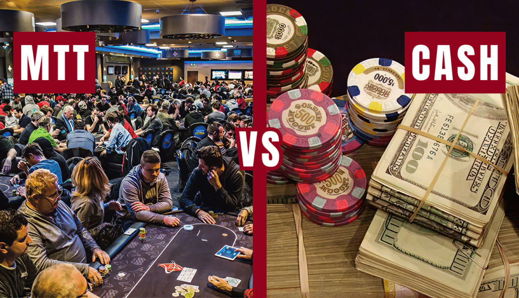 Comparação entre mtt e cashgame